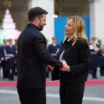 Зеленський зустрівся з премʼєркою Італії