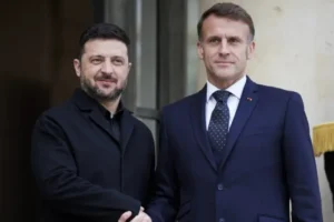 Зеленський розповів деталі кількагодинної розмови з Макроном