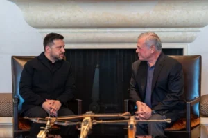 Зеленський зустрівся із королем Йорданії