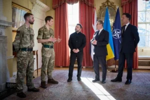 Посилення оборони України й Європи. Президент розповів про зустріч зі Стармером і Рютте