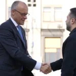 Зеленський показав перші кадри зустрічі з Мерцом у Києві
